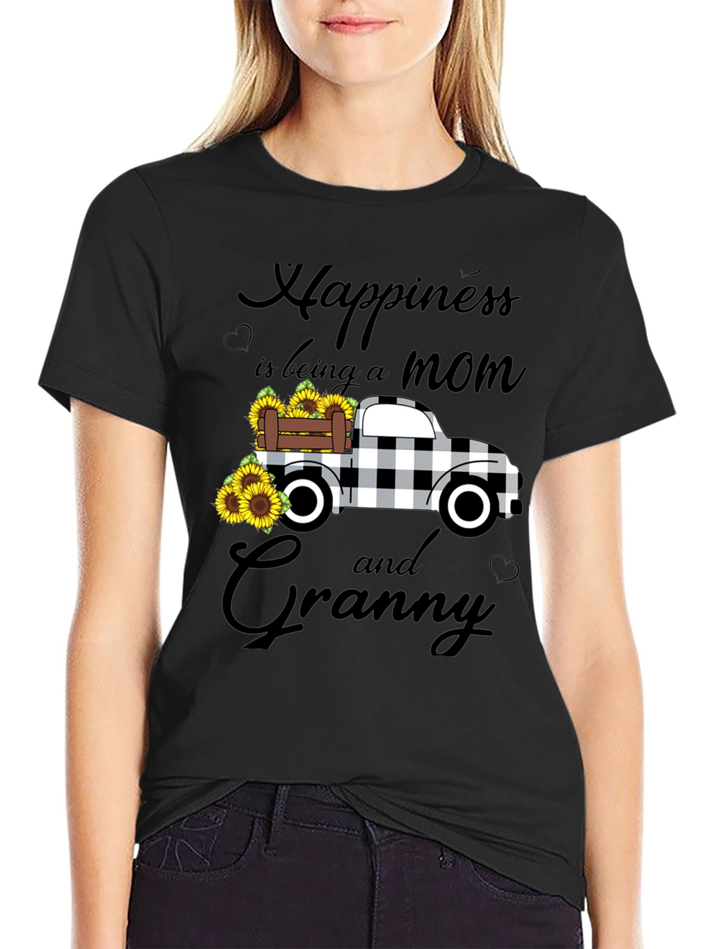 Mom & Granny Sunflower Truck T-Shirt