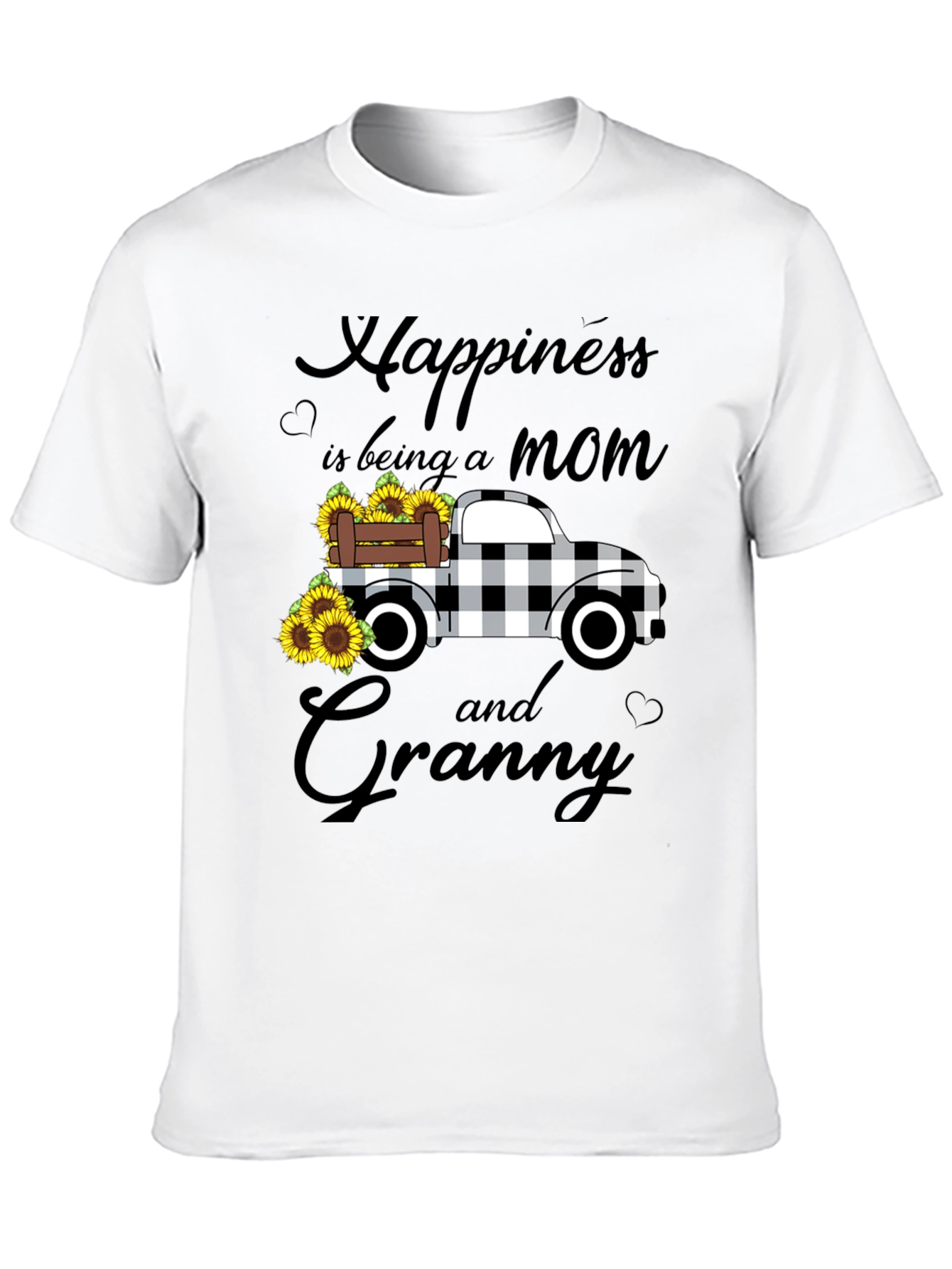 Mom & Granny Sunflower Truck T-Shirt