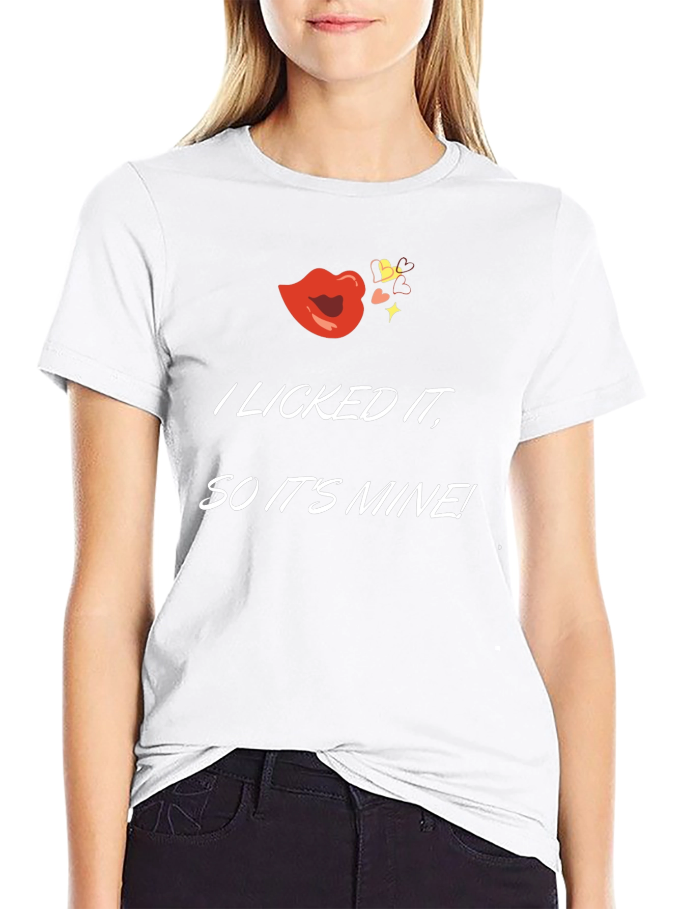 I Licked It T-Shirt - Funny Novelty Tee