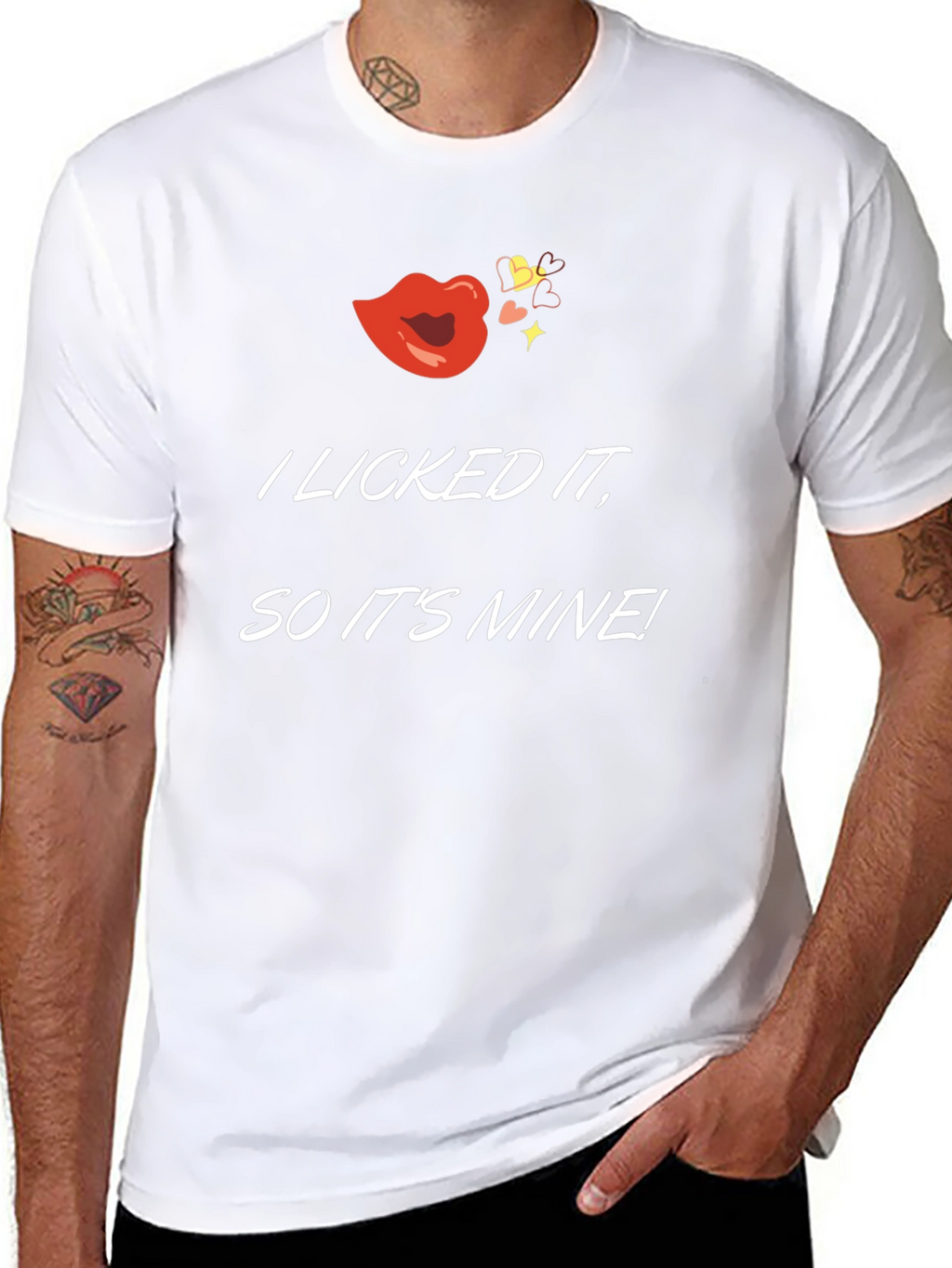 I Licked It T-Shirt - Funny Novelty Tee