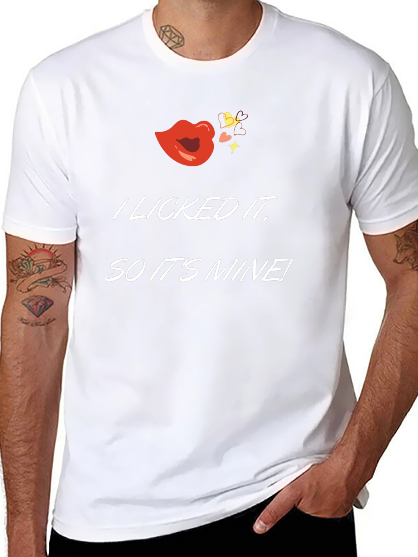 I Licked It T-Shirt - Funny Novelty Tee