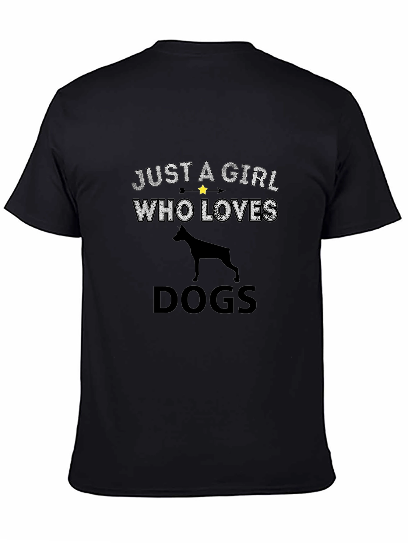 Just A Girl Who Loves Dogs T-Shirt Dog Lover Gift