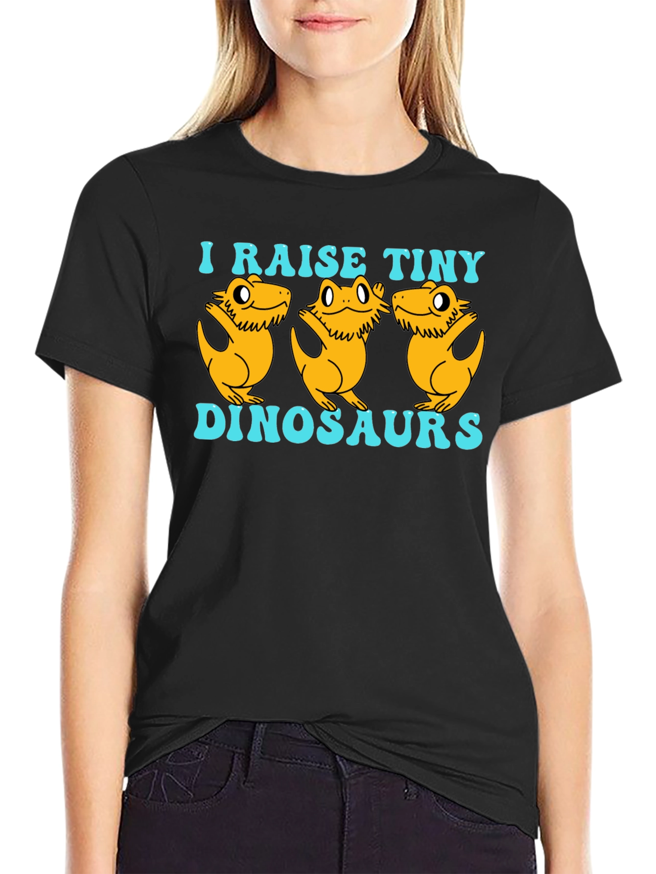 I Raise Tiny Dinosaurs T-Shirt - Reptile Lover Tee