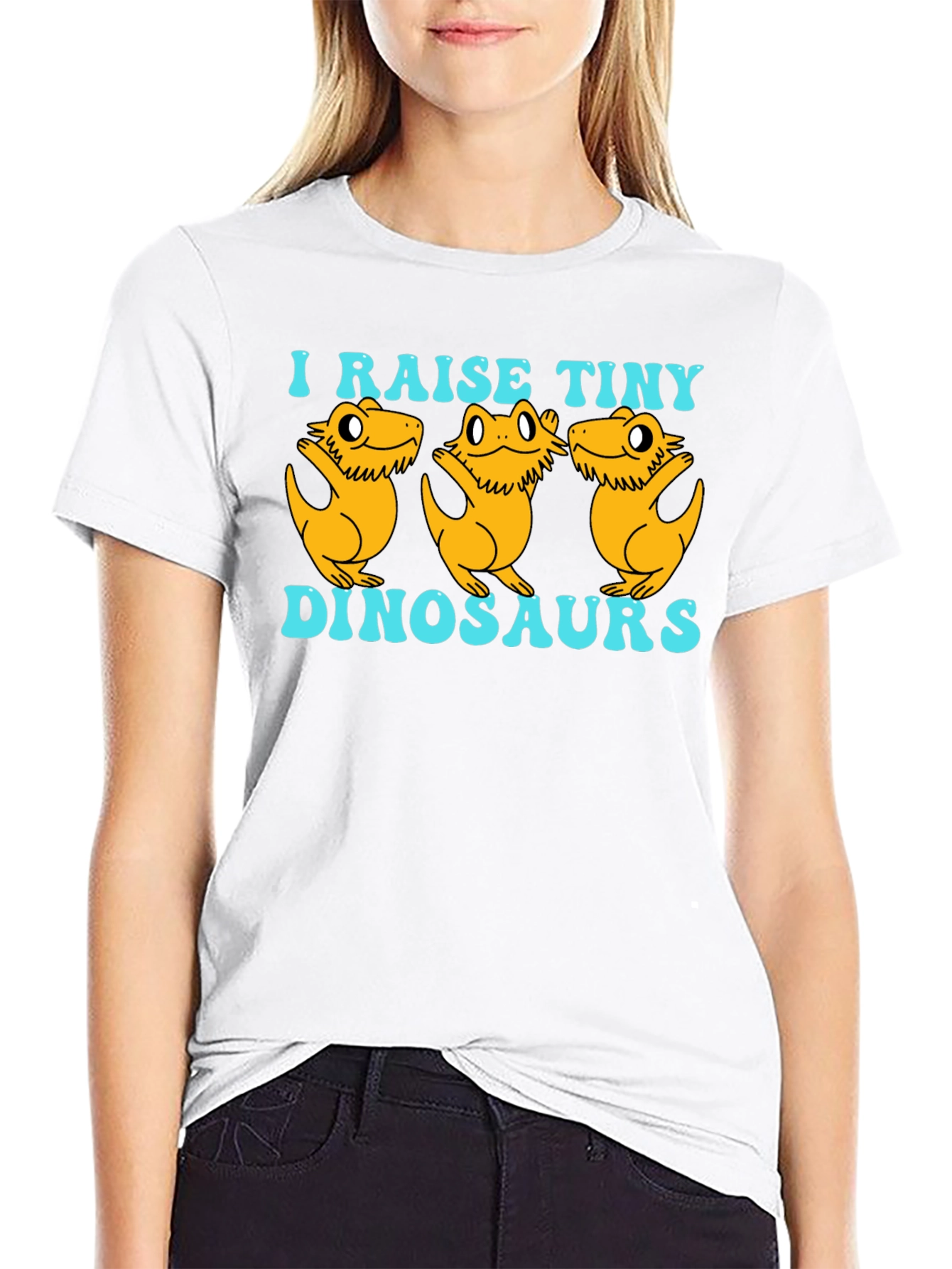 I Raise Tiny Dinosaurs T-Shirt - Reptile Lover Tee