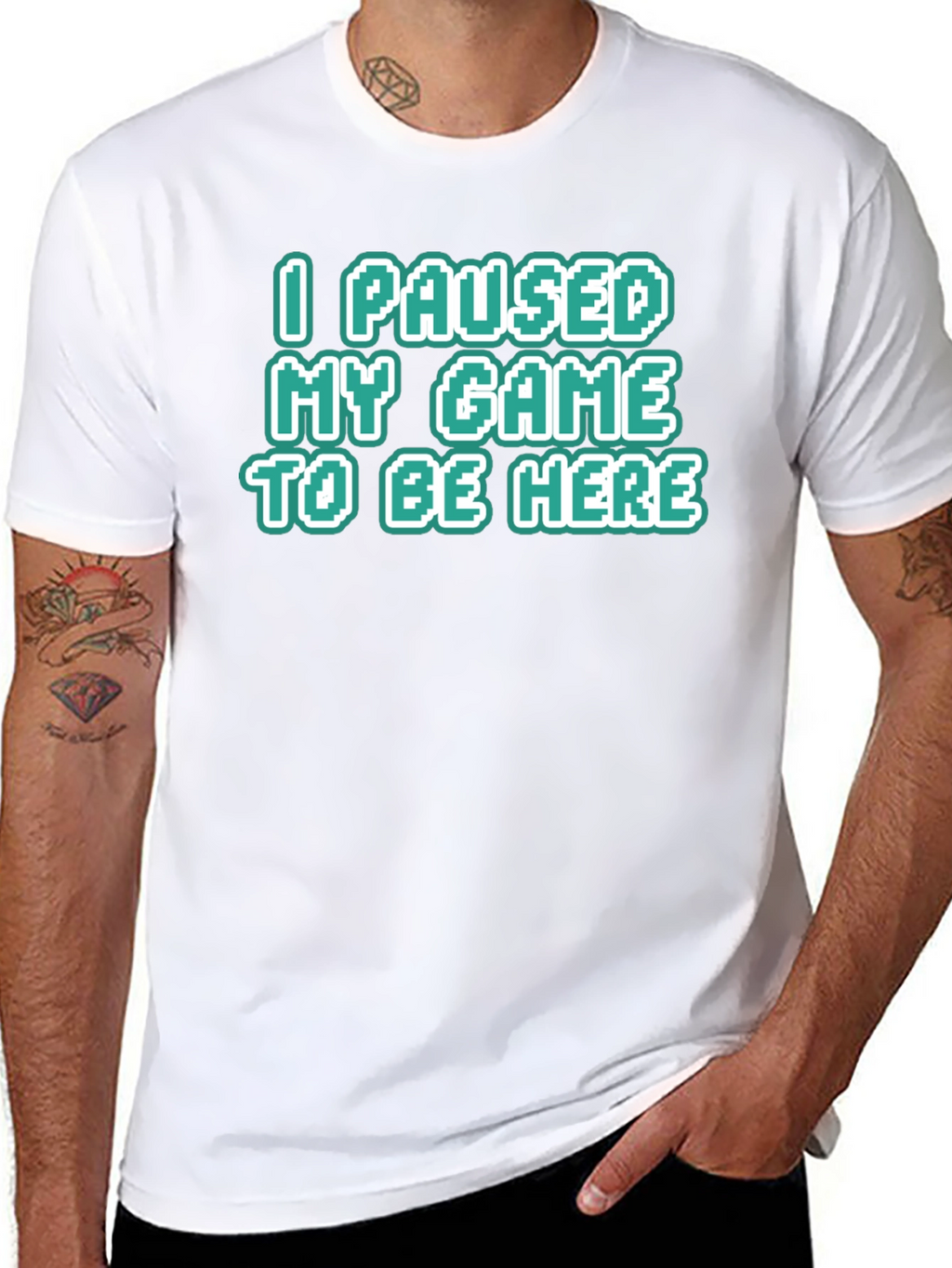 Gamer Tee: I Paused My Game To Be Here