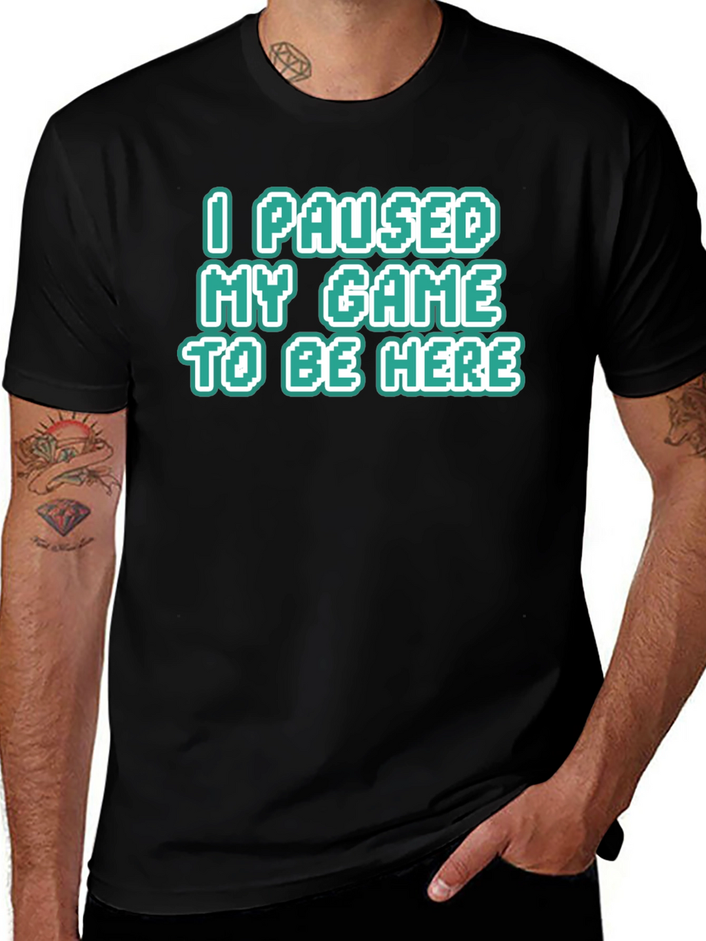 Gamer Tee: I Paused My Game To Be Here