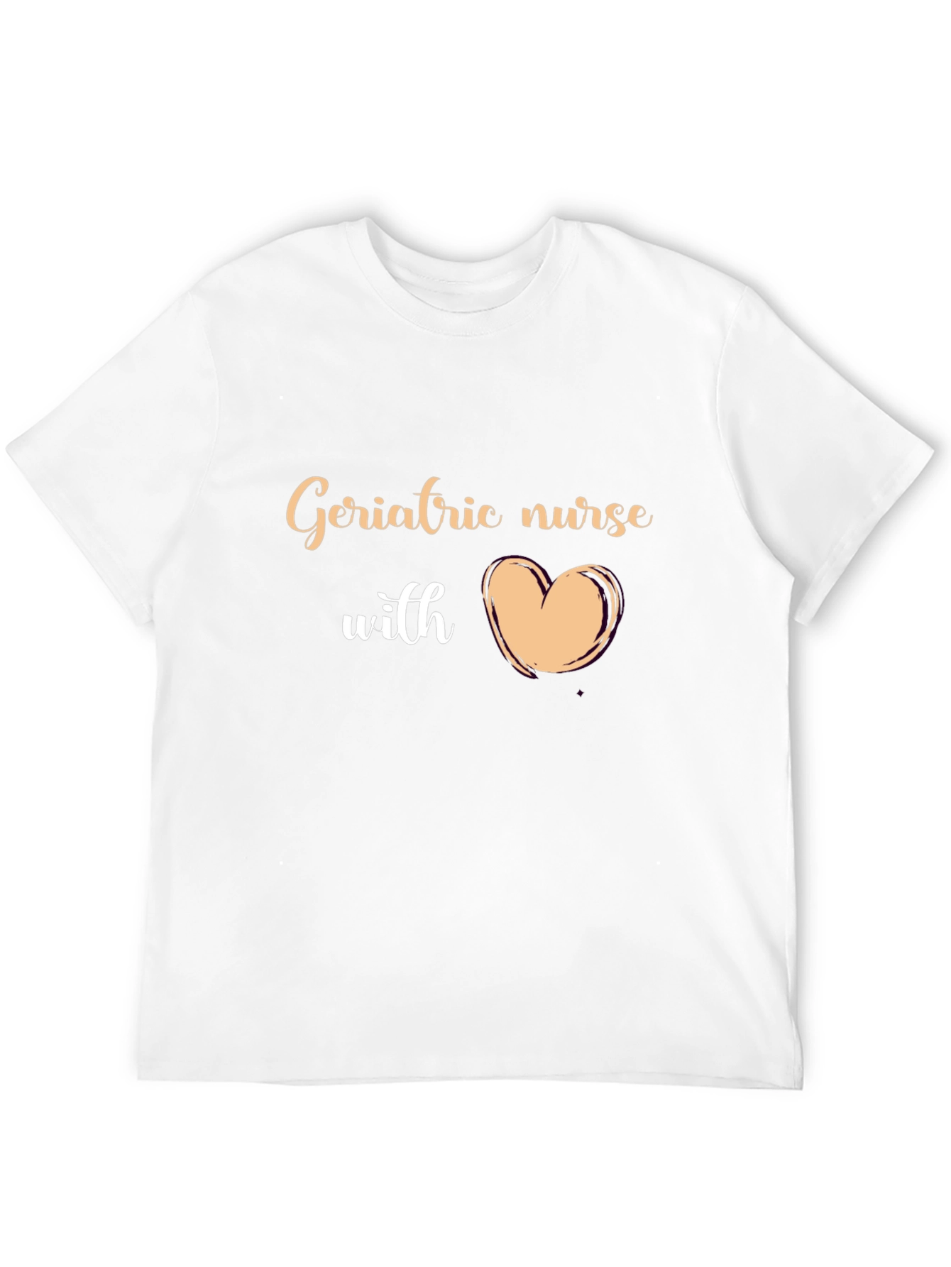 Geriatric Nurse with Heart T-Shirt