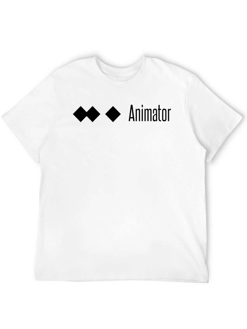 Animator Graphic Tee - Diamond Design Black T-Shirt