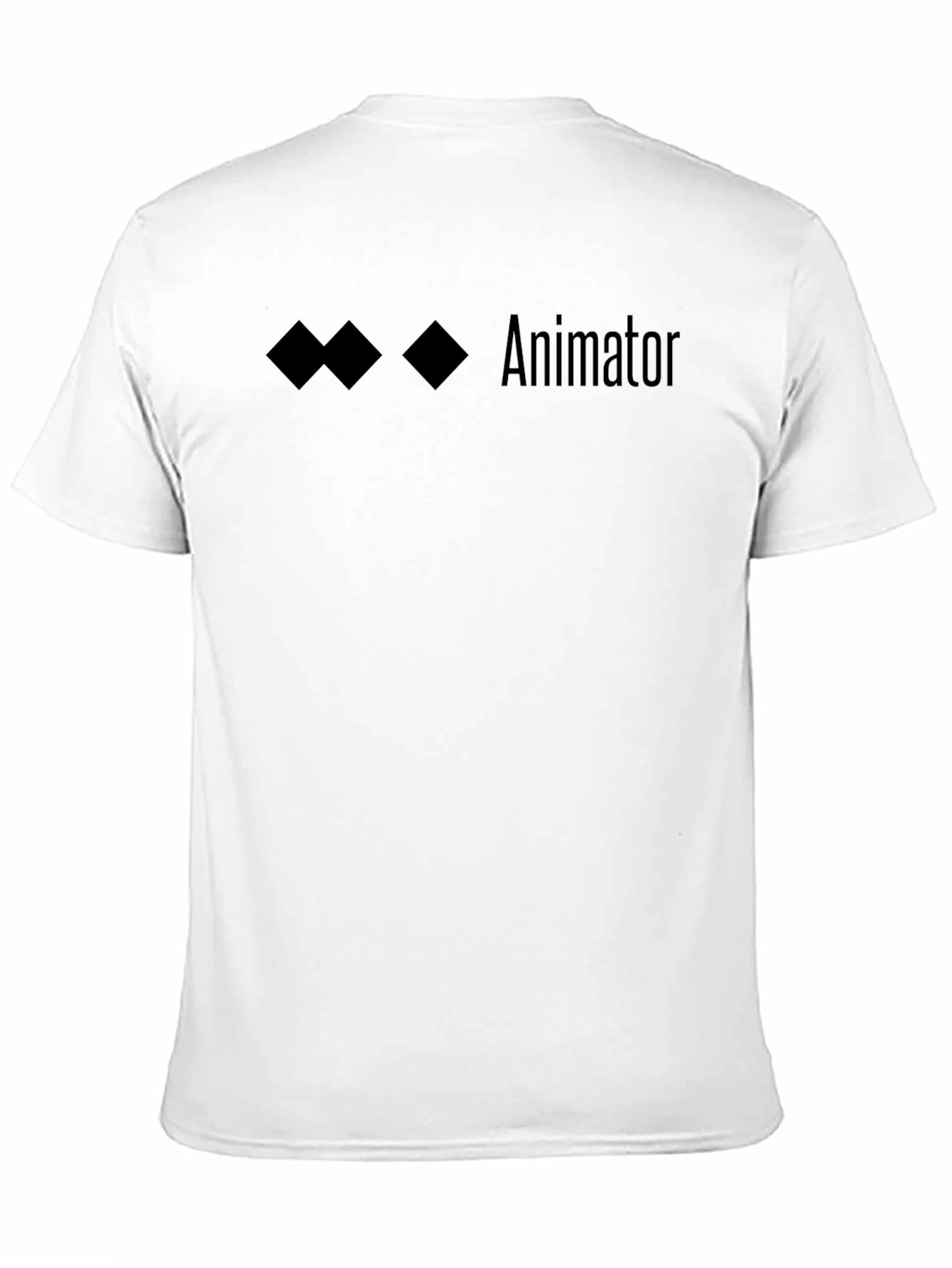 Animator Graphic Tee - Diamond Design Black T-Shirt