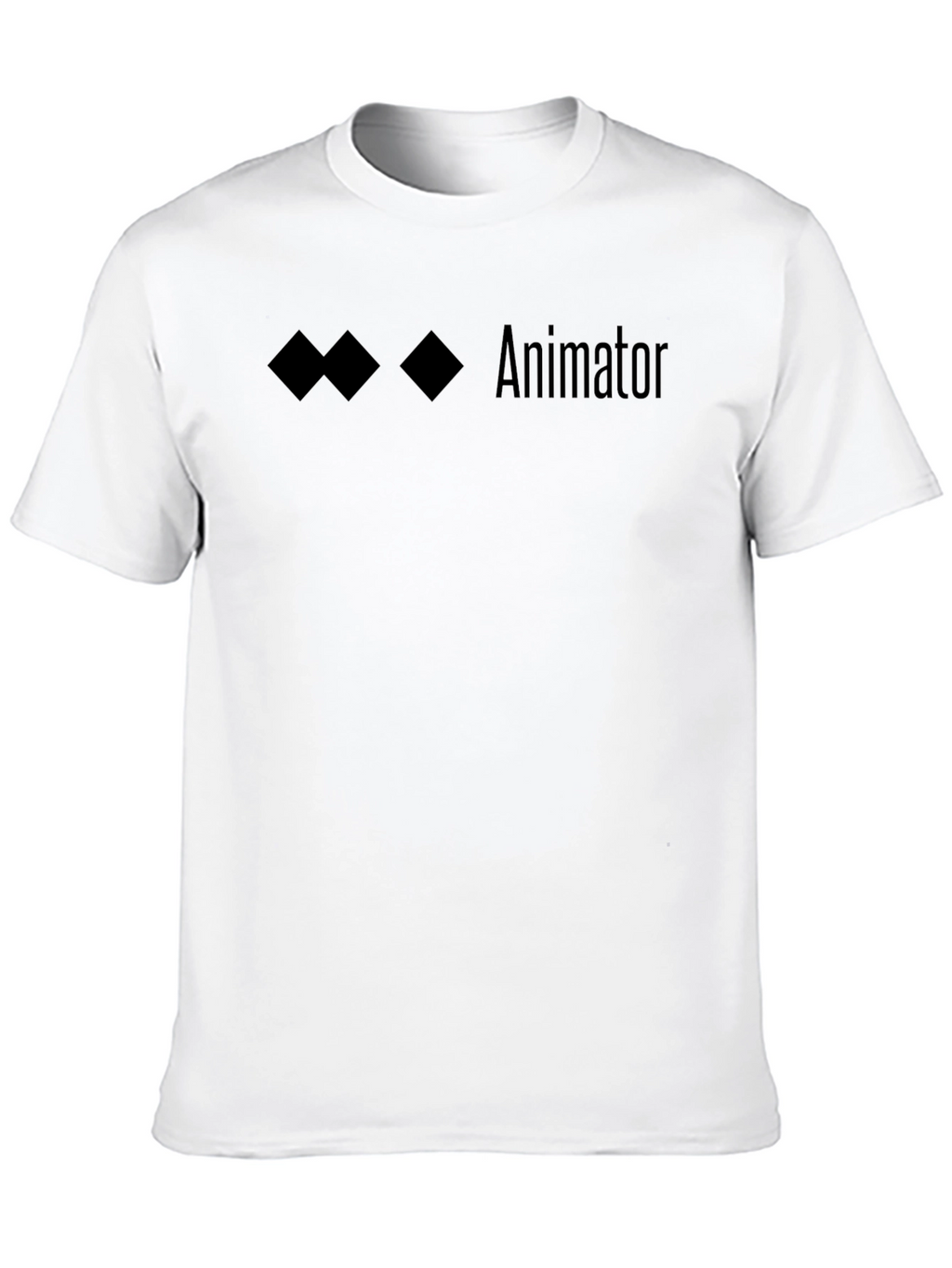 Animator Graphic Tee - Diamond Design Black T-Shirt