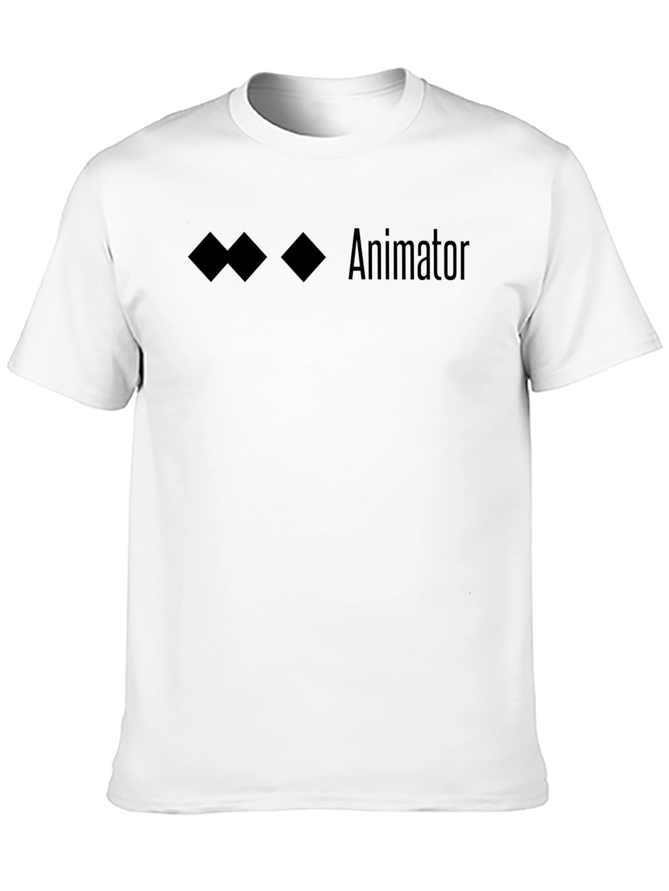 Animator Graphic Tee - Diamond Design Black T-Shirt