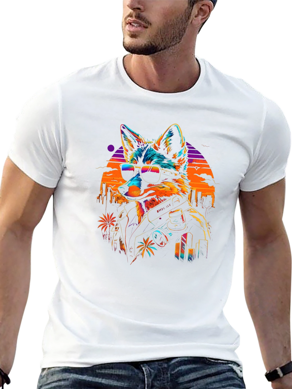 Retro Fox T-Shirt - Urban Style