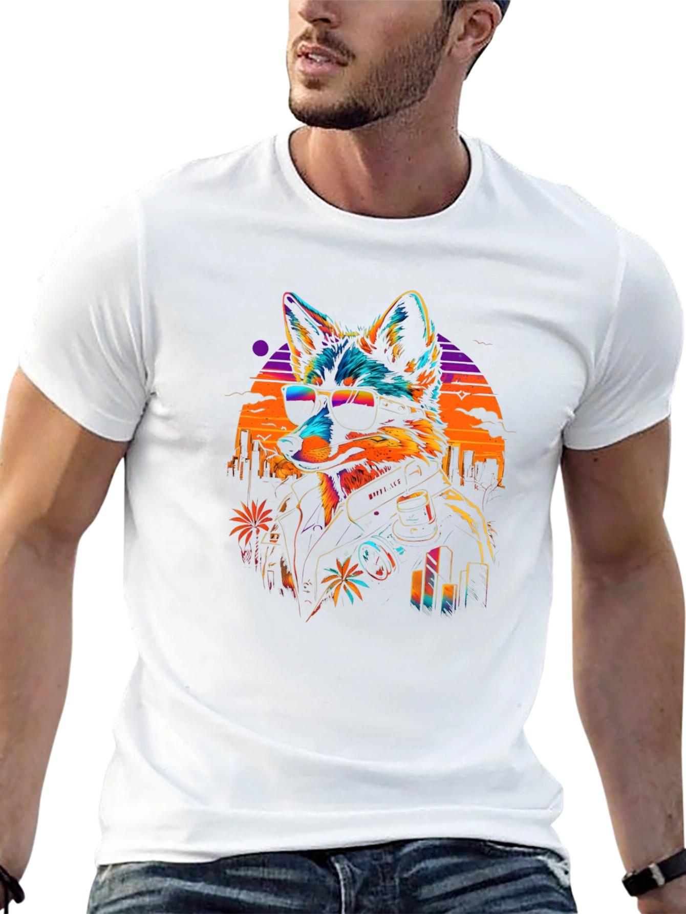 Retro Fox T-Shirt - Urban Style