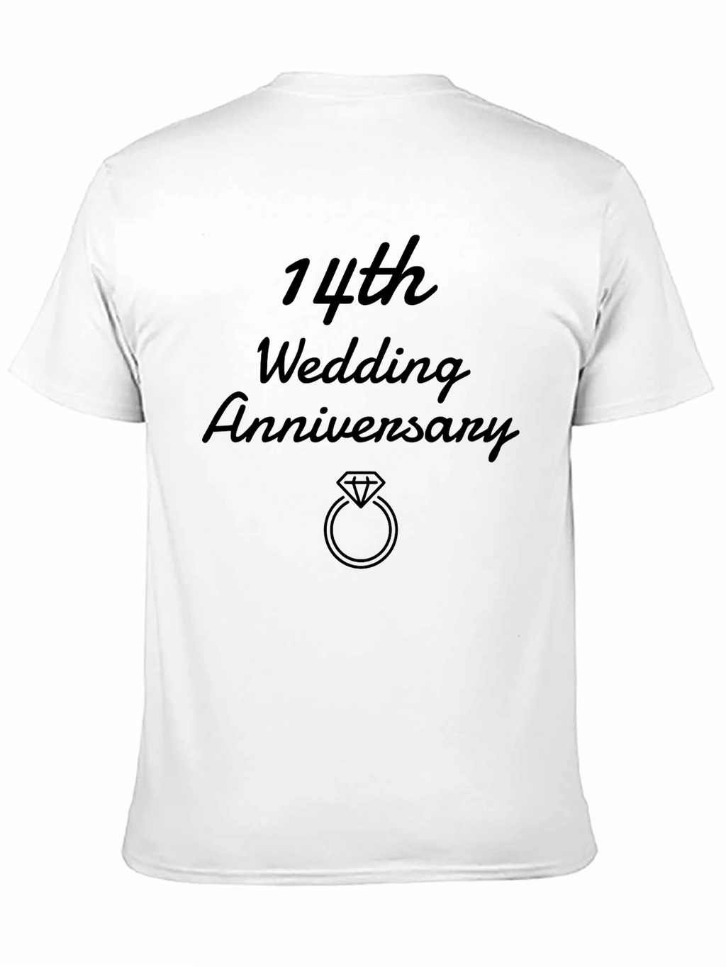 14th Wedding Anniversary Graphic T-Shirt