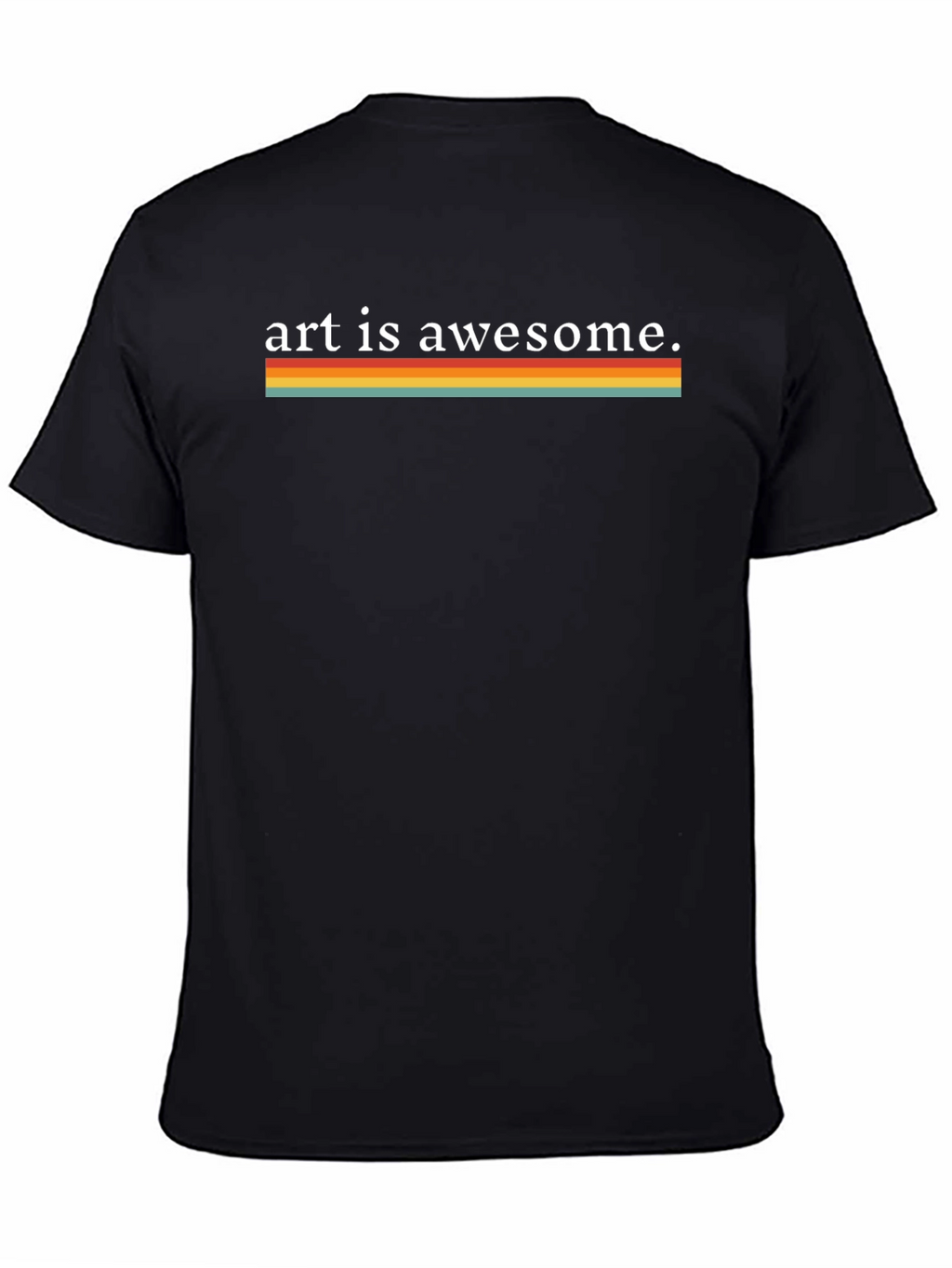 Art is Awesome Retro Graphic Tee
