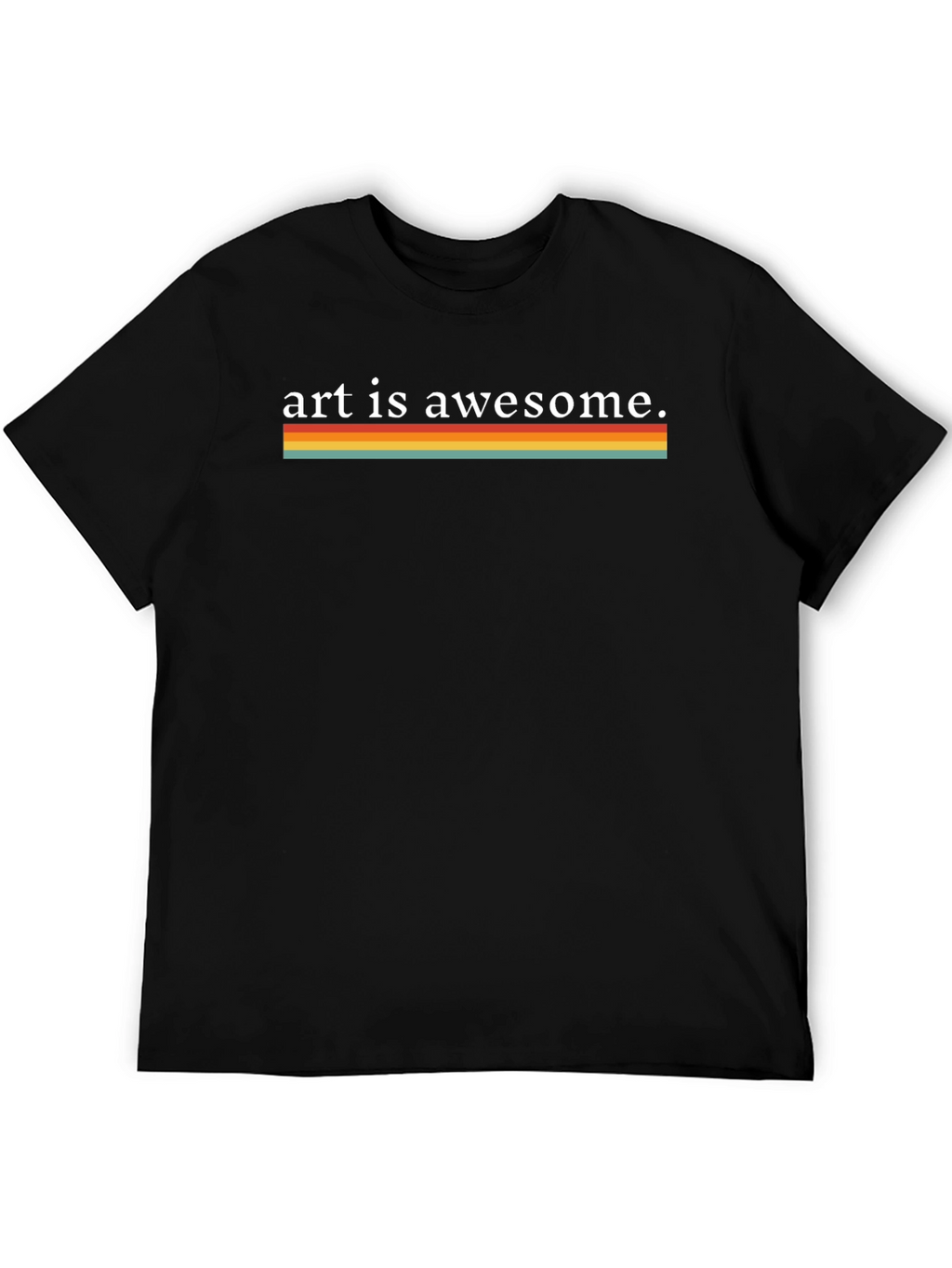 Art is Awesome Retro Graphic Tee