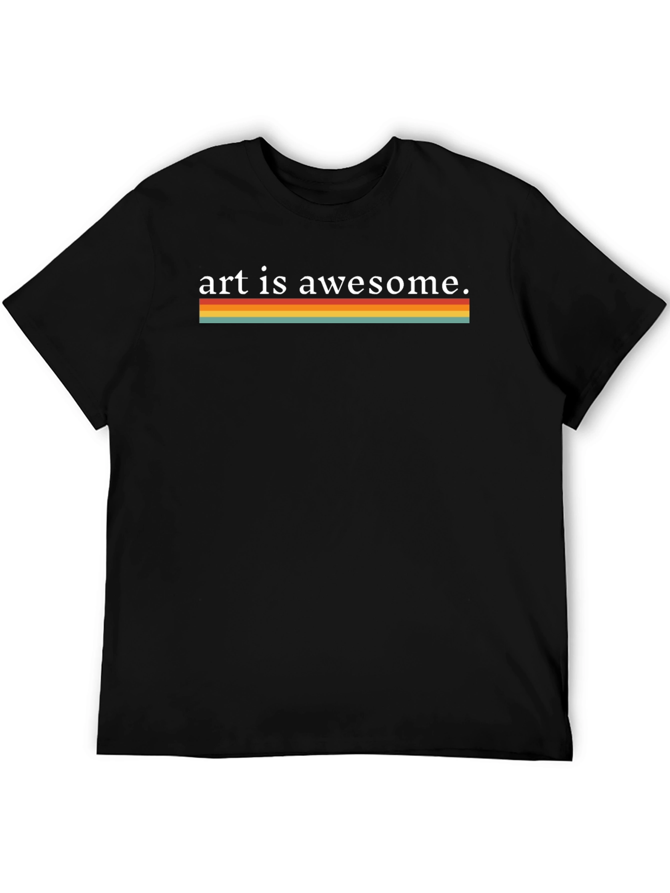 Art is Awesome Retro Graphic Tee