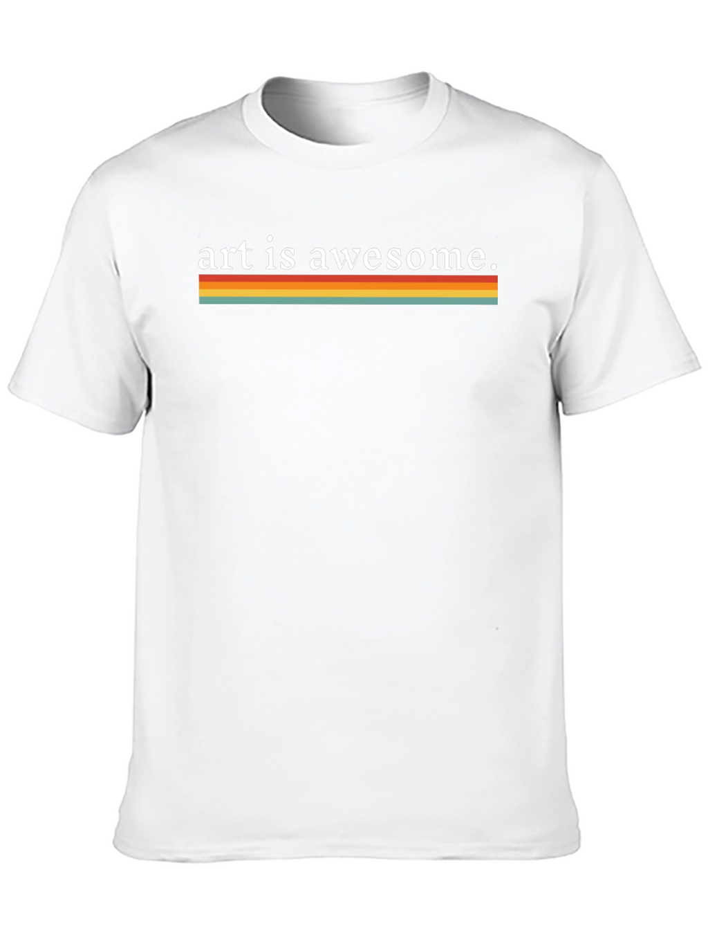 Art is Awesome Retro Graphic Tee