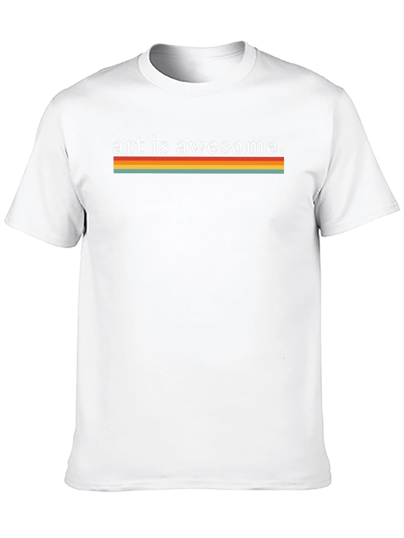 Art is Awesome Retro Graphic Tee