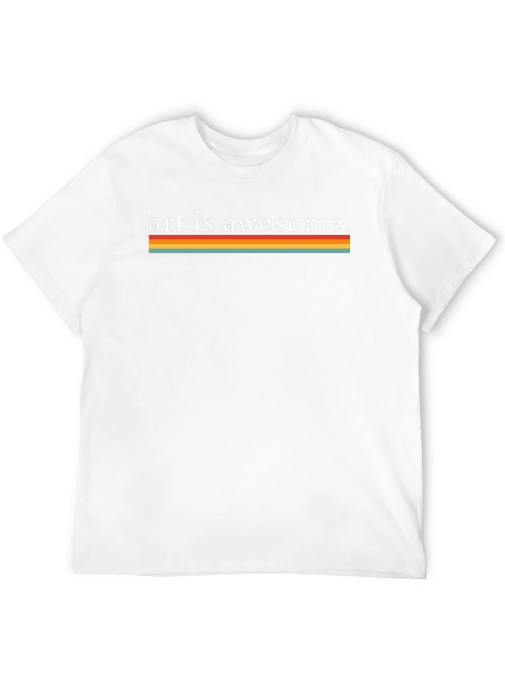 Art is Awesome Retro Graphic Tee