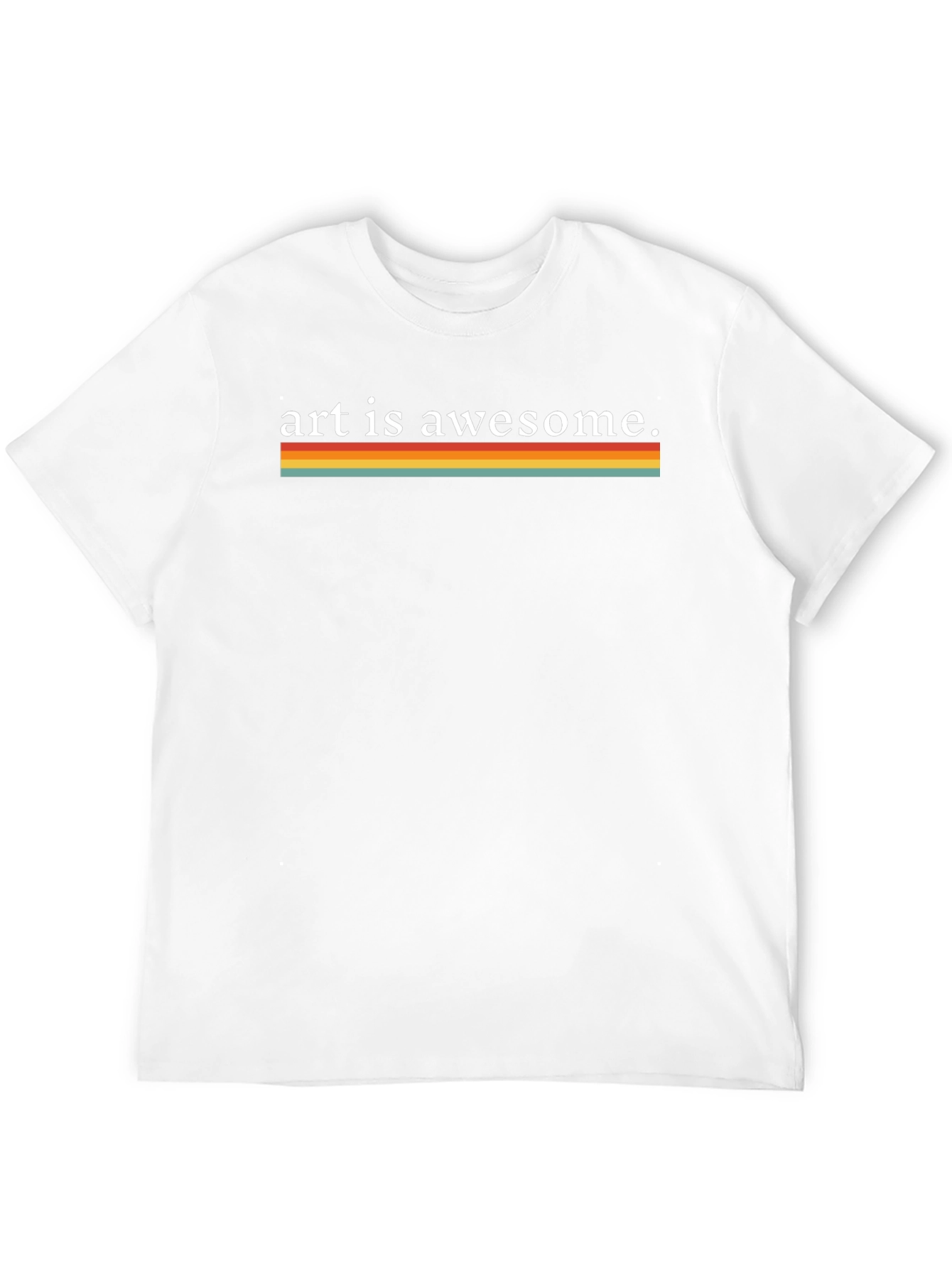 Art is Awesome Retro Graphic Tee