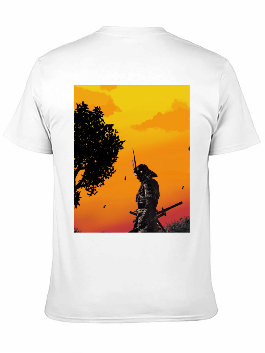 Samurai Warrior Graphic Black T-Shirt
