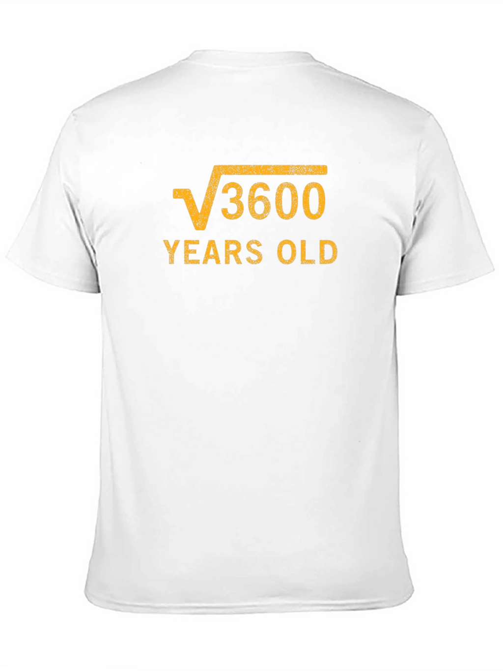 Funny 60th Birthday T-Shirt - Square Root of 3600