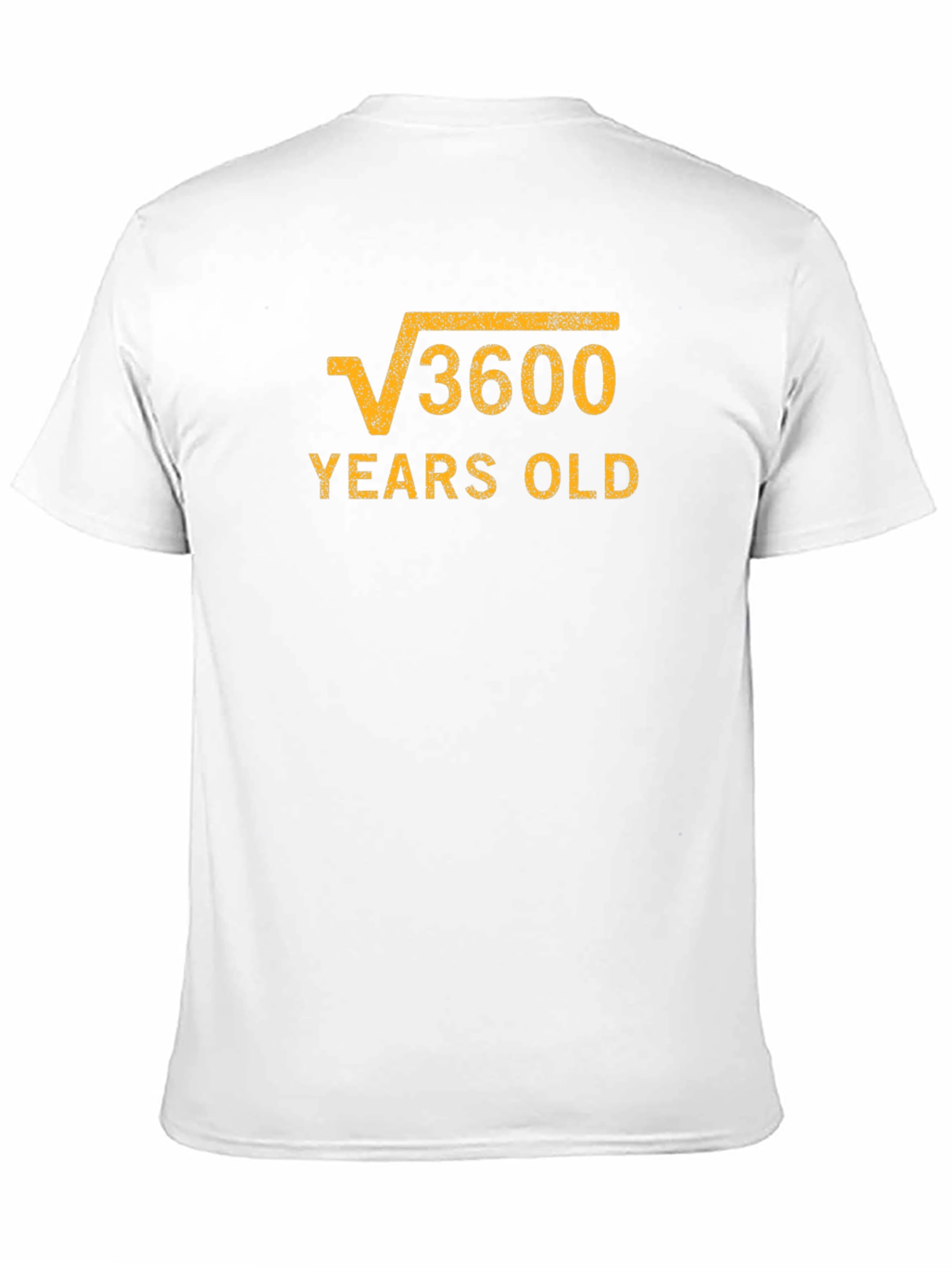 Funny 60th Birthday T-Shirt - Square Root of 3600