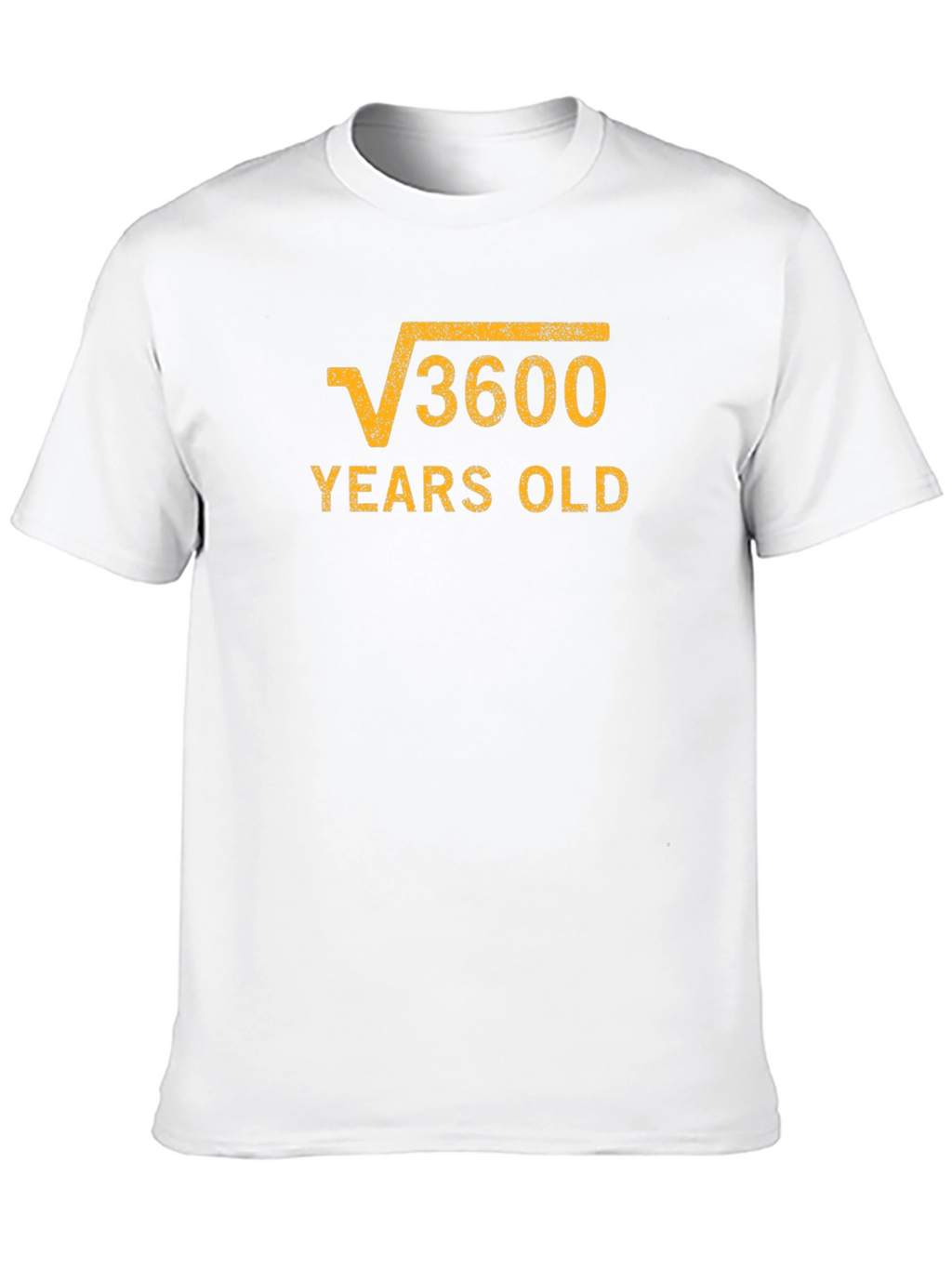 Funny 60th Birthday T-Shirt - Square Root of 3600