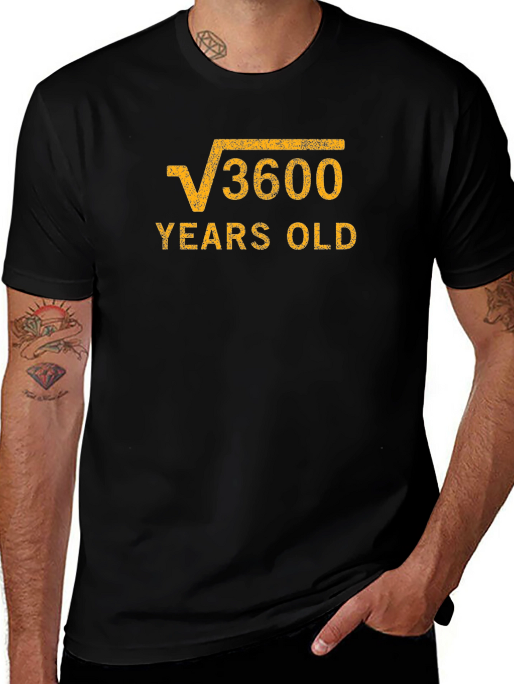 Funny 60th Birthday T-Shirt - Square Root of 3600