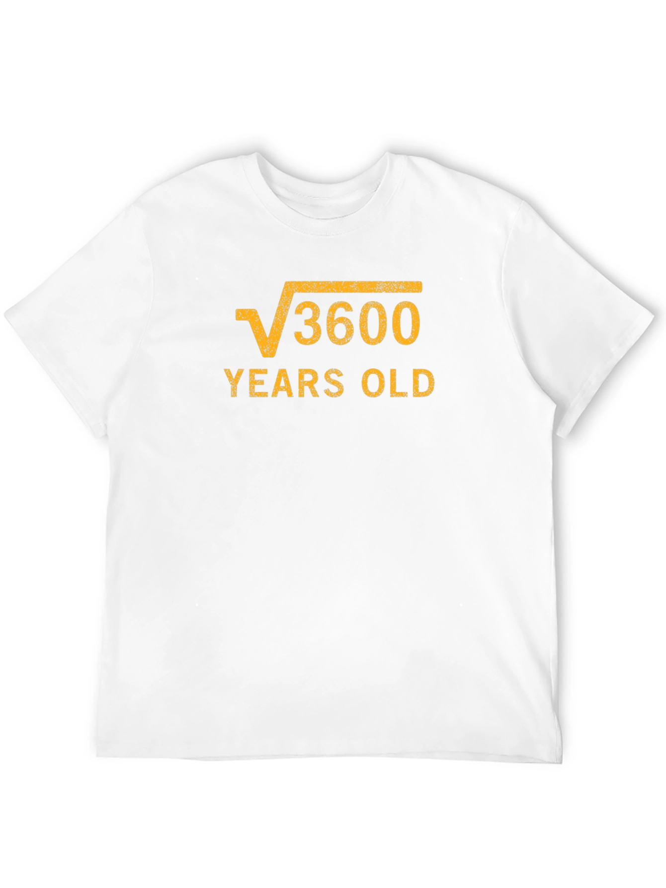 Funny 60th Birthday T-Shirt - Square Root of 3600