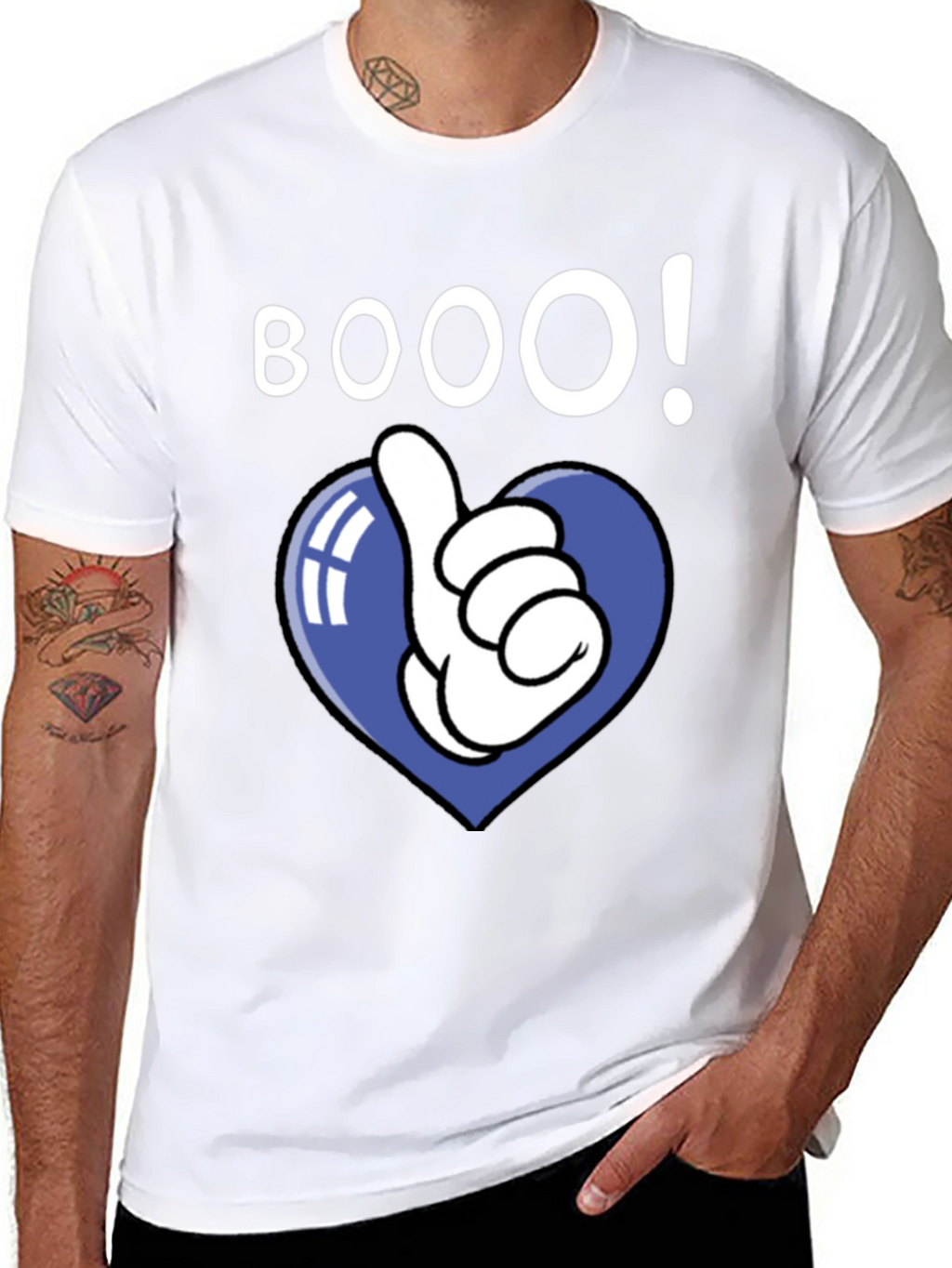 Boo! Heart Hand T-Shirt
