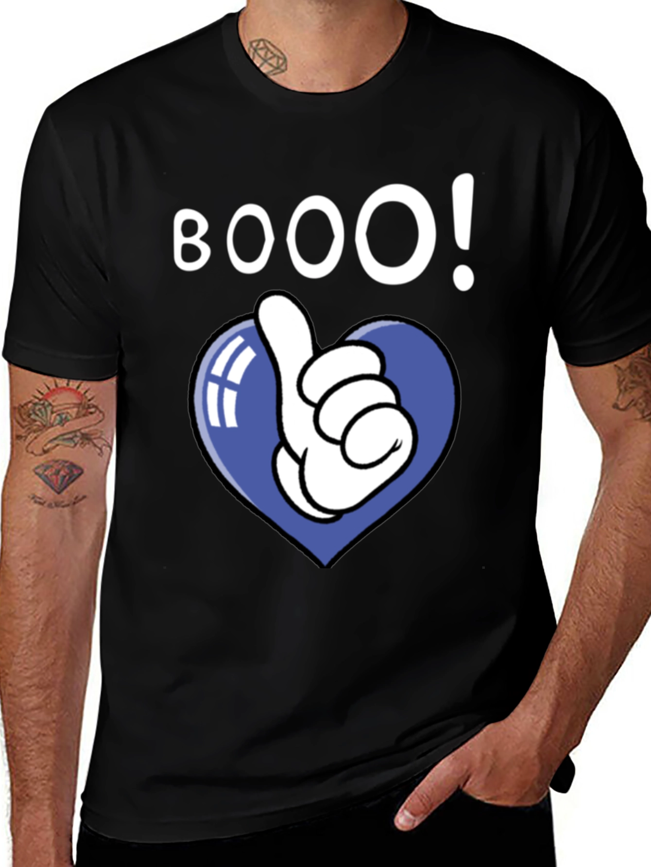 Boo! Heart Hand T-Shirt