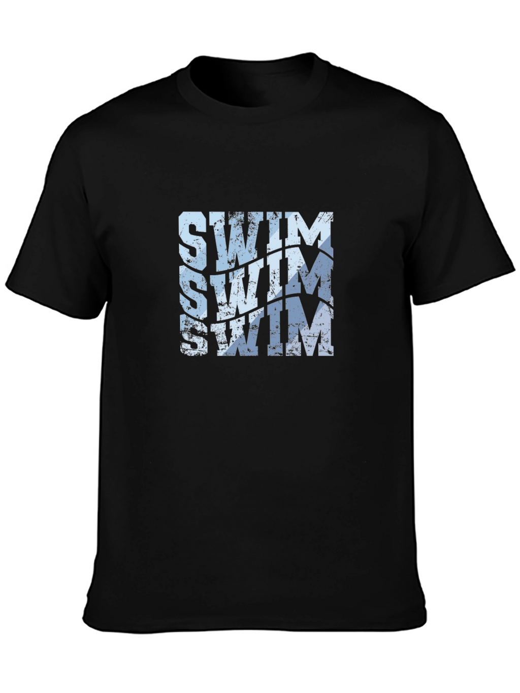 Swim Graphic Black T-Shirt