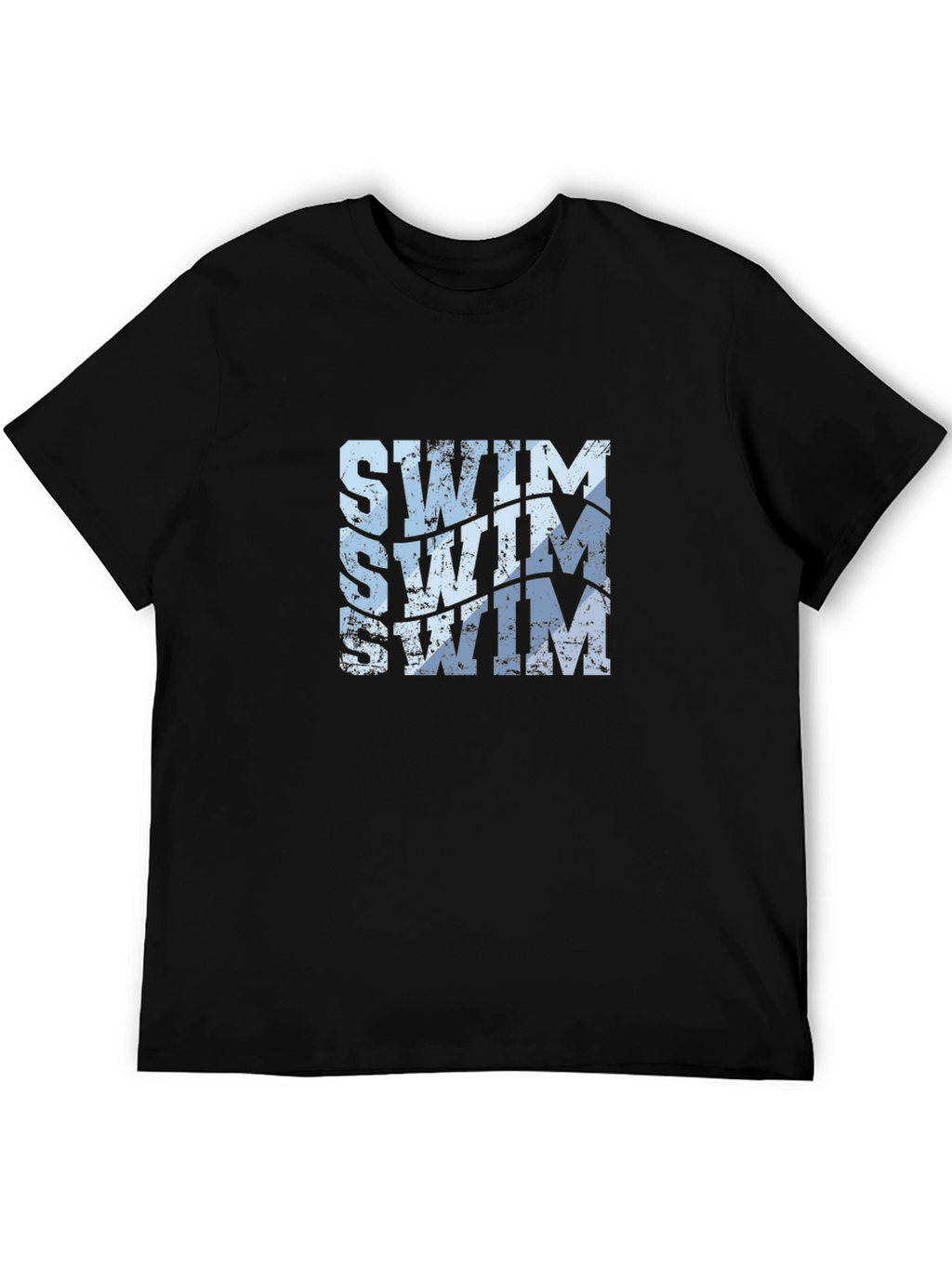 Swim Graphic Black T-Shirt