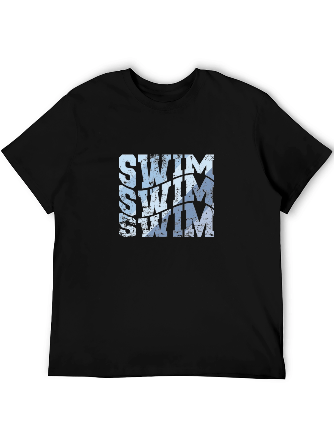 Swim Graphic Black T-Shirt