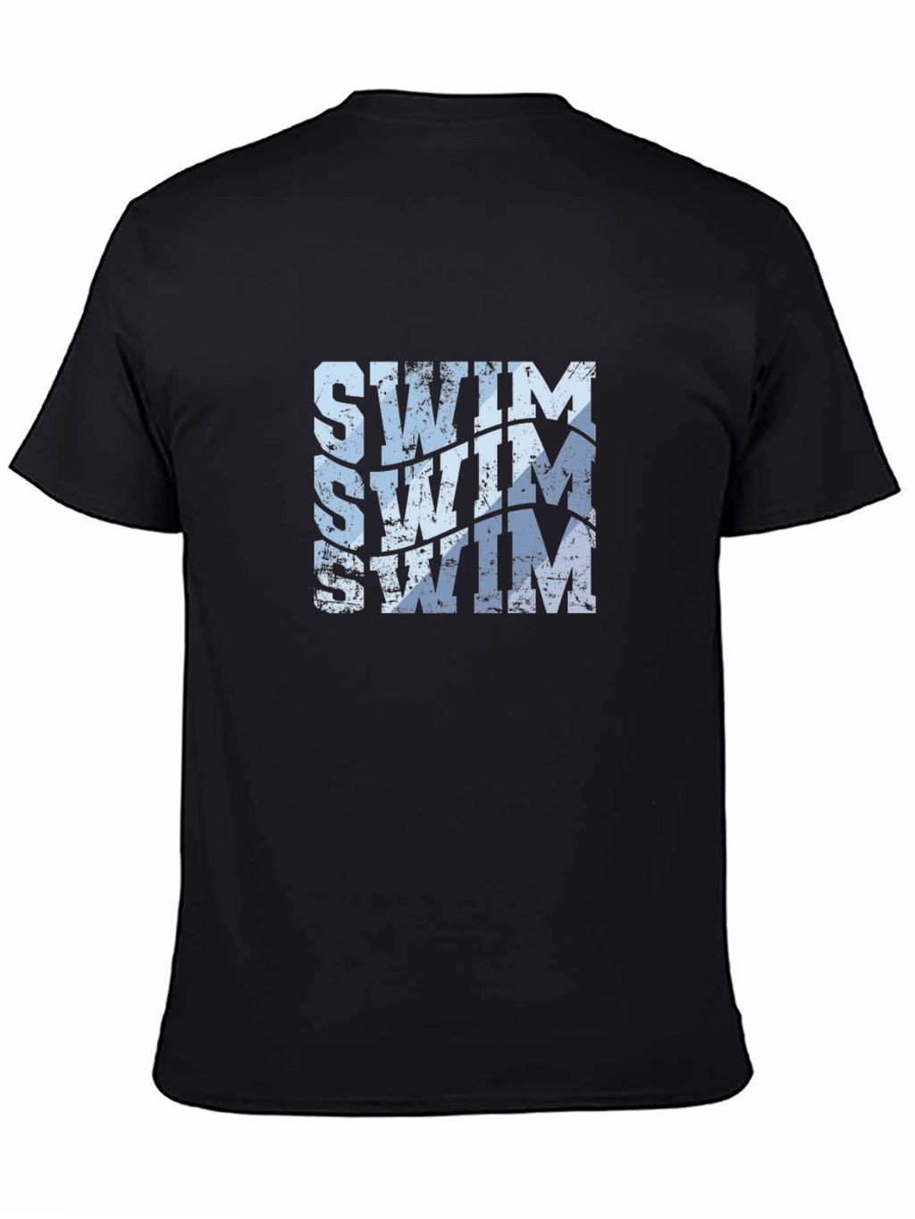 Swim Graphic Black T-Shirt