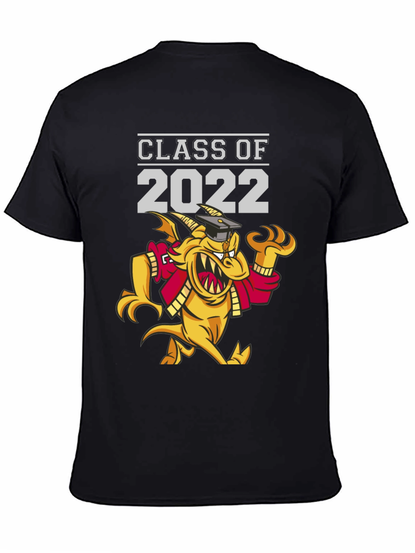 Class of 2022 Graduation T-Shirt - Dragon Mascot