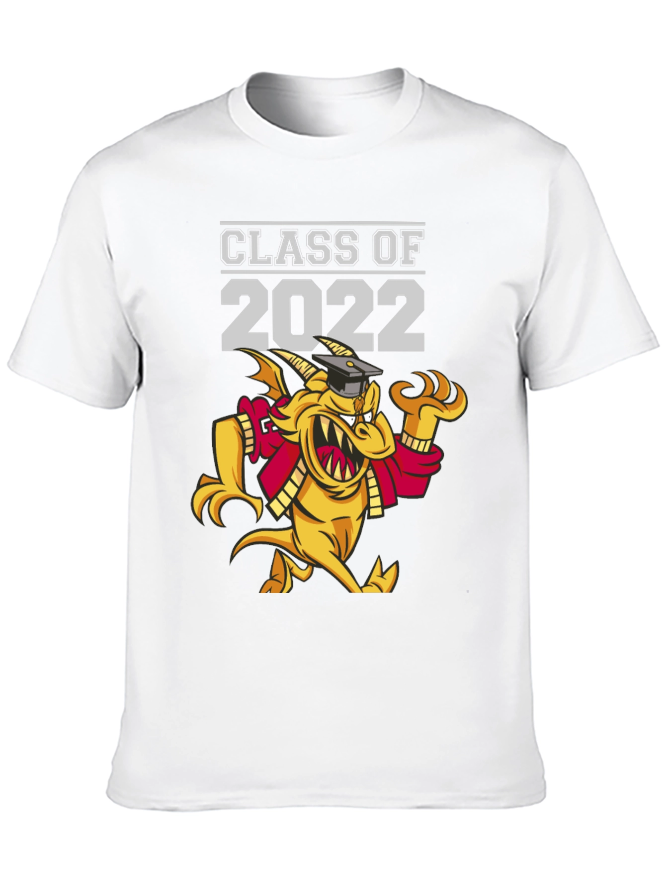 Class of 2022 Graduation T-Shirt - Dragon Mascot