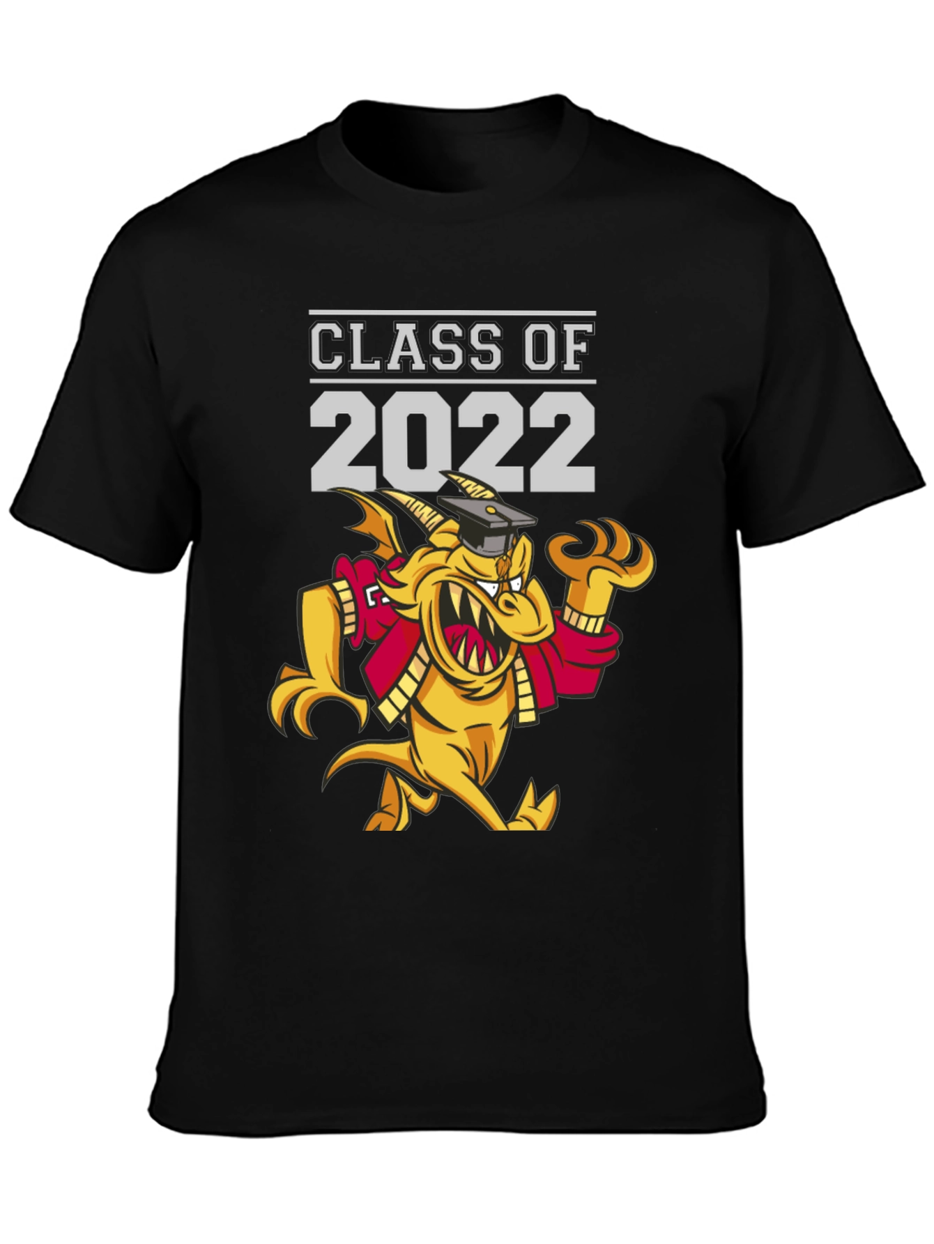 Class of 2022 Graduation T-Shirt - Dragon Mascot