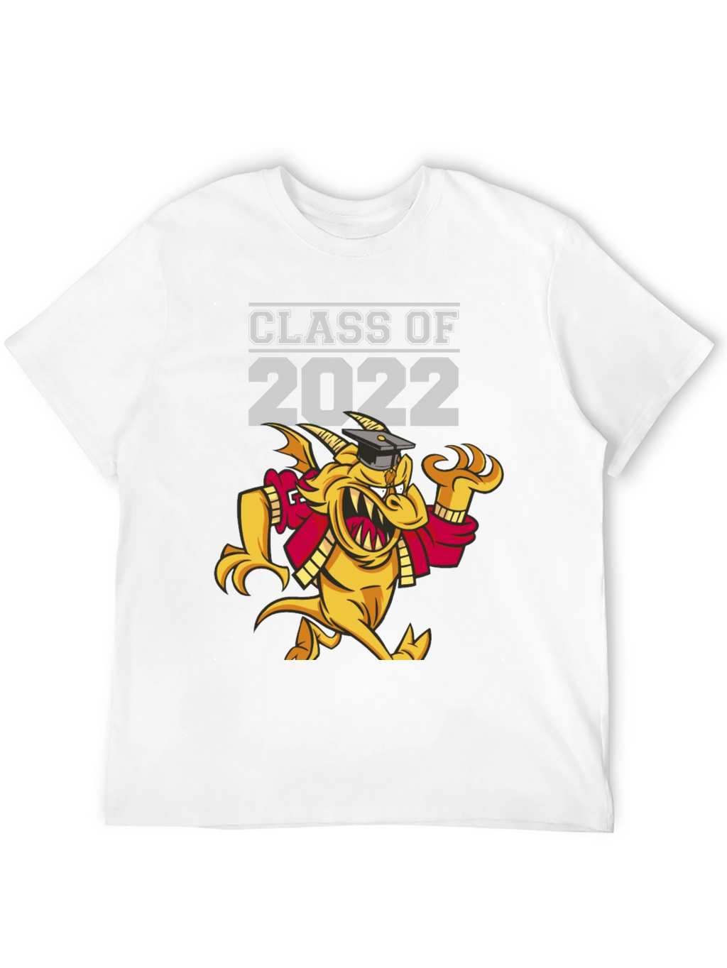 Class of 2022 Graduation T-Shirt - Dragon Mascot