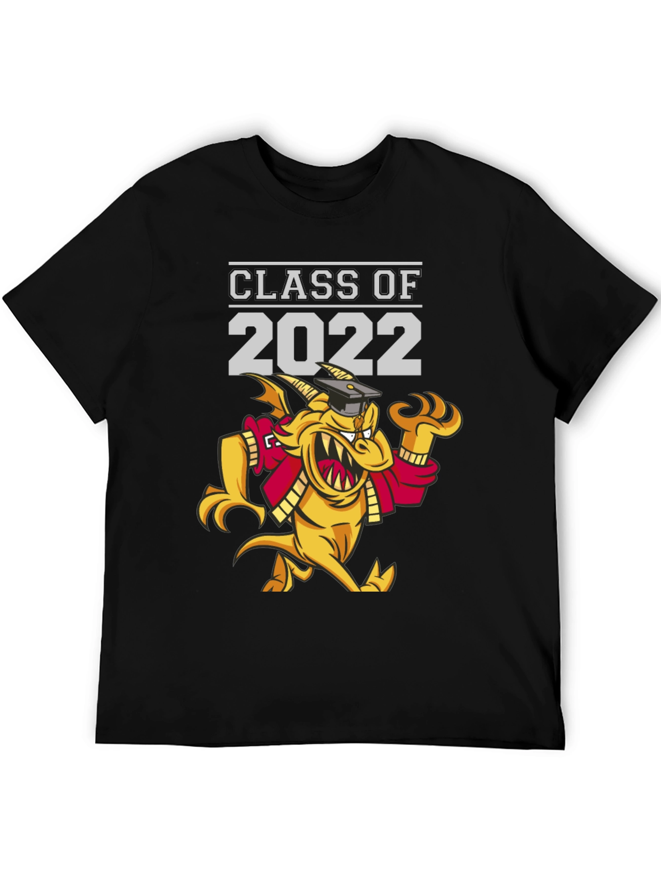 Class of 2022 Graduation T-Shirt - Dragon Mascot