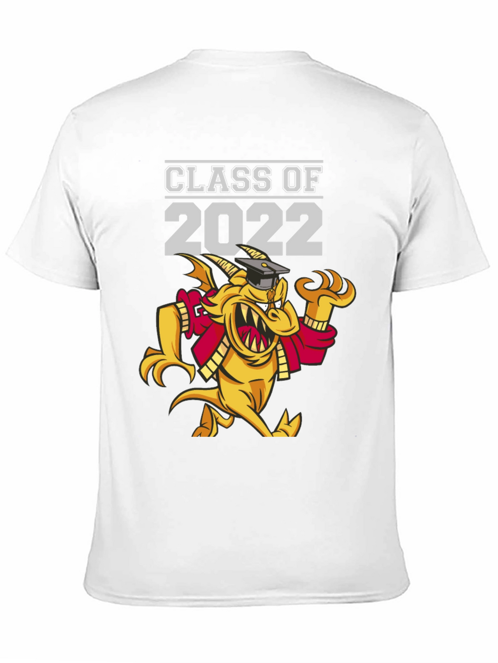 Class of 2022 Graduation T-Shirt - Dragon Mascot