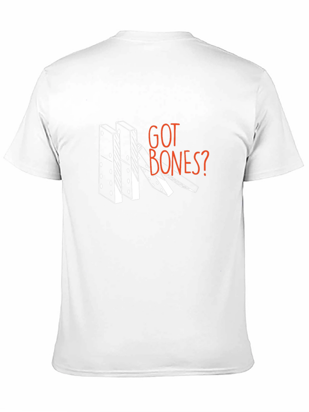 Got Bones? Domino T-Shirt - Unique Graphic Tee
