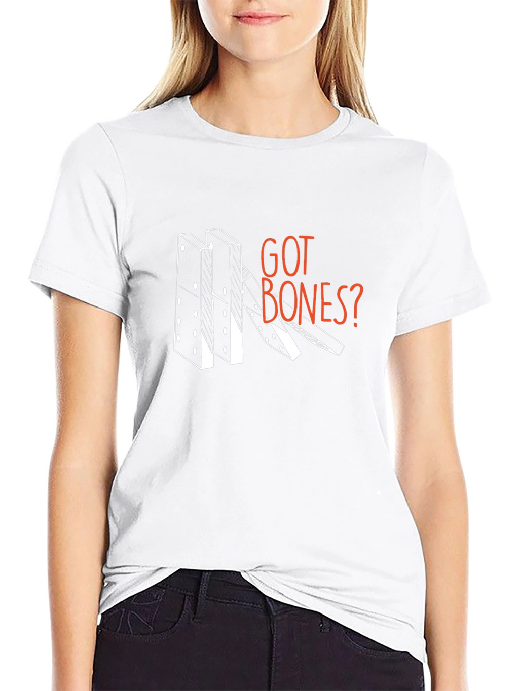 Got Bones? Domino T-Shirt - Unique Graphic Tee
