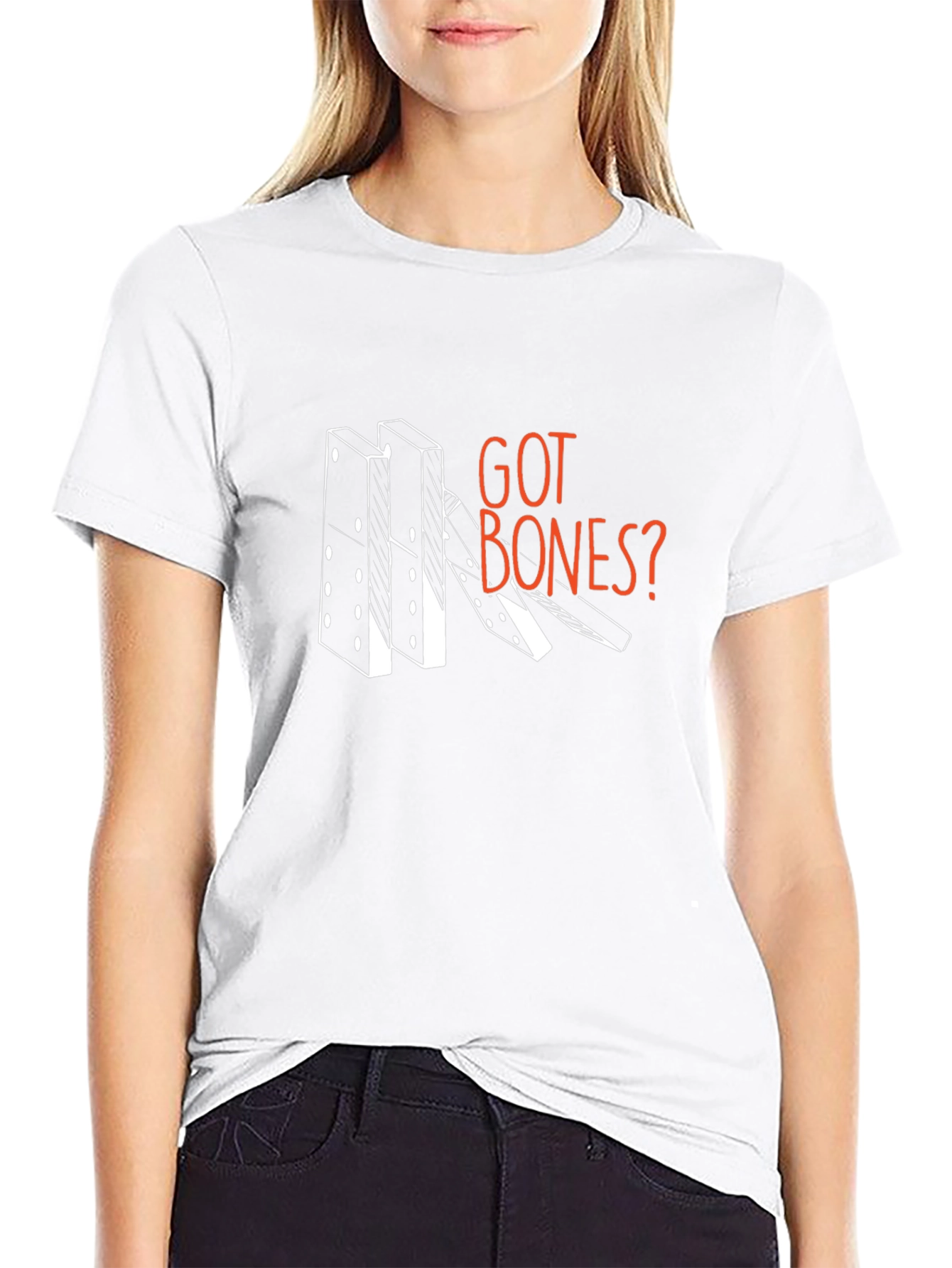 Got Bones? Domino T-Shirt - Unique Graphic Tee