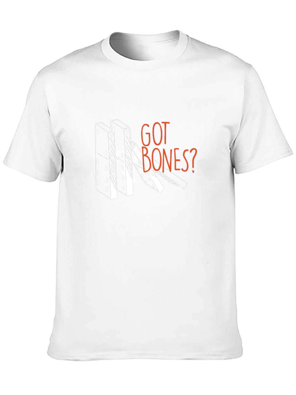 Got Bones? Domino T-Shirt - Unique Graphic Tee