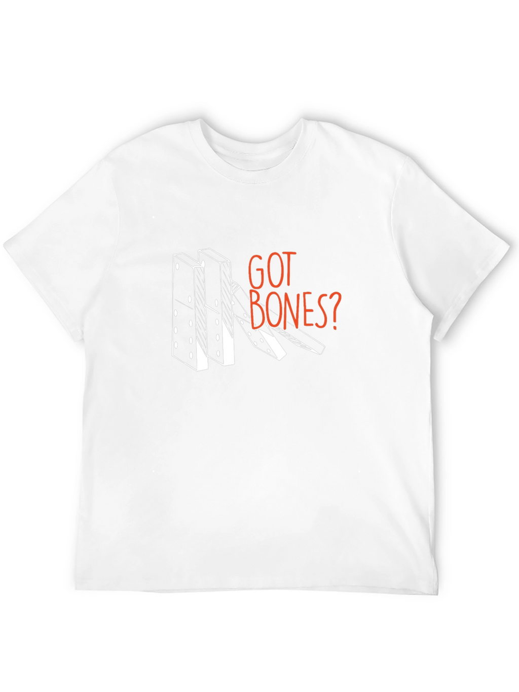 Got Bones? Domino T-Shirt - Unique Graphic Tee