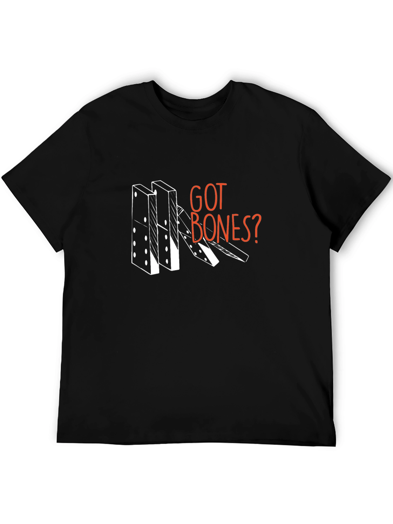 Got Bones? Domino T-Shirt - Unique Graphic Tee