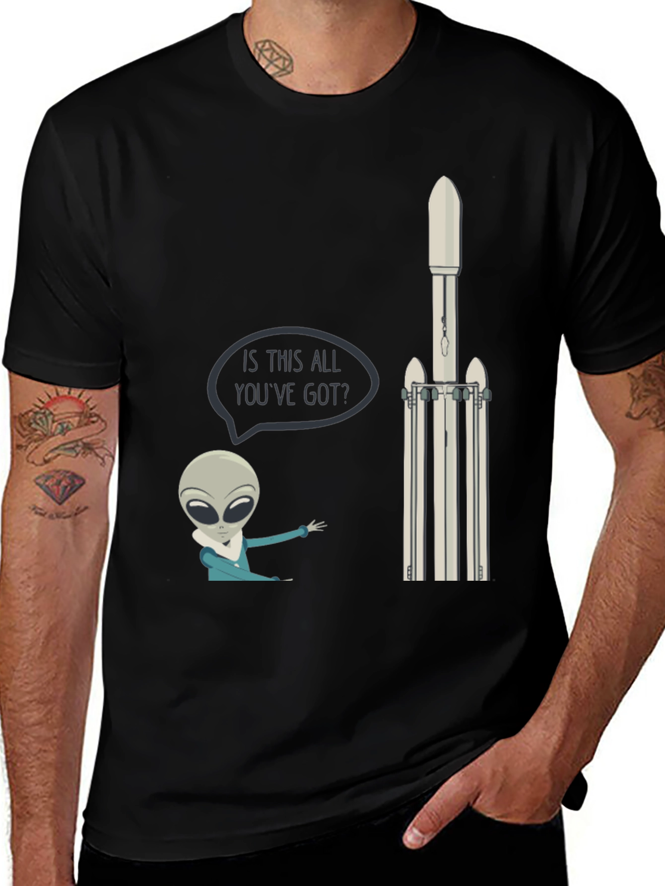 Alien vs. Rocket T-Shirt - Is This All Youve Got?